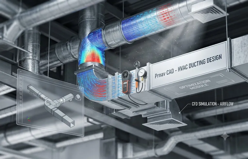 1.Design and Optimization of HVAC Ducting Layout for Commercial Buildings 2. HVAC Duct Layout Design and Thermal Comfort Optimization 3. Advanced HVAC Systems: Energy-Efficient Ducting Design for Commercial Spaces